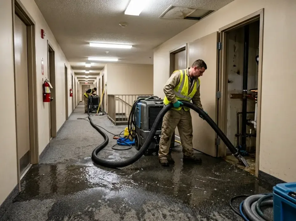 multi-unit-apartment-hallway-f-005 — frequently asked questions, Emergency Burst Pipe Water Extraction & Removal in San Clem…